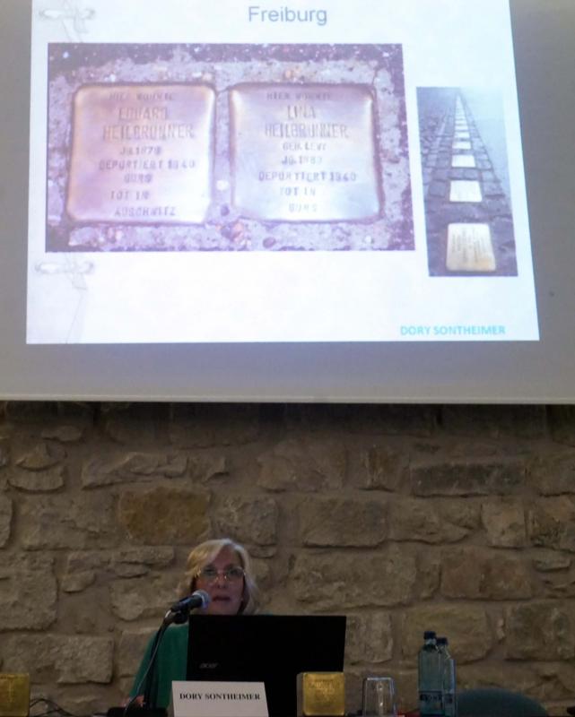 31.5.2019 Conferència de Dory Sontheimer  Santa Coloma de Queralt -  Jesús i Isabel @IStolpersteine