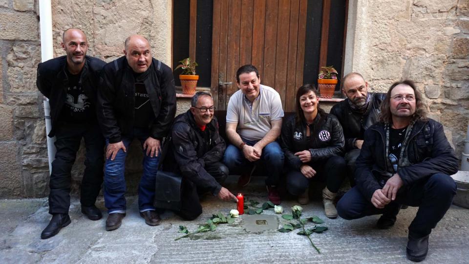 1.6.2019 llamborda dedicada a Josep Bonell Berenguer   Vallfogona de Riucorb -  Jesús i Isabel @IStolpersteine