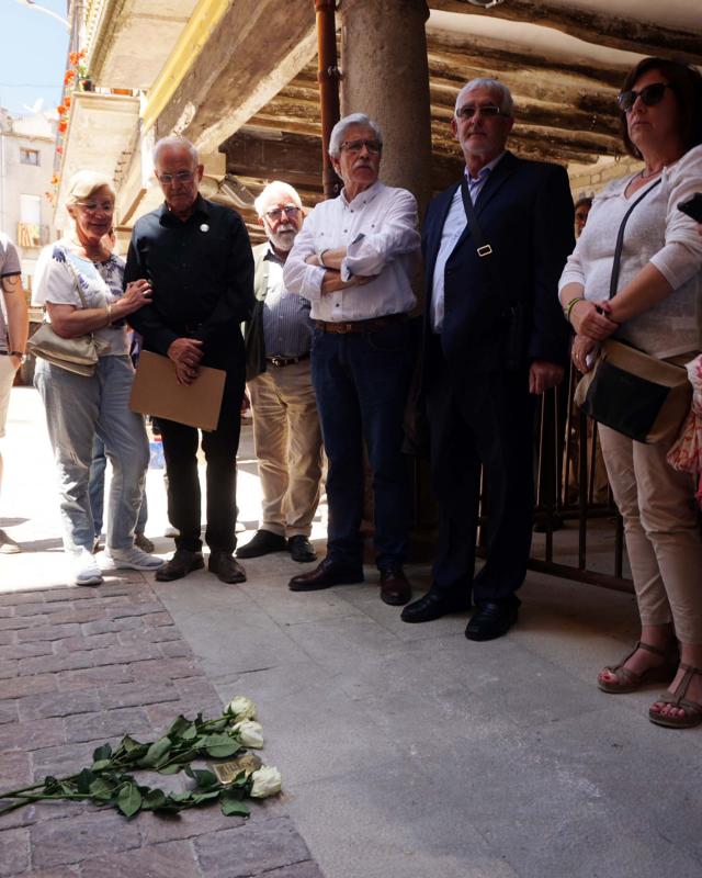 1.6.2019   Santa Coloma de Queralt -  Jesús i Isabel @IStolpersteine