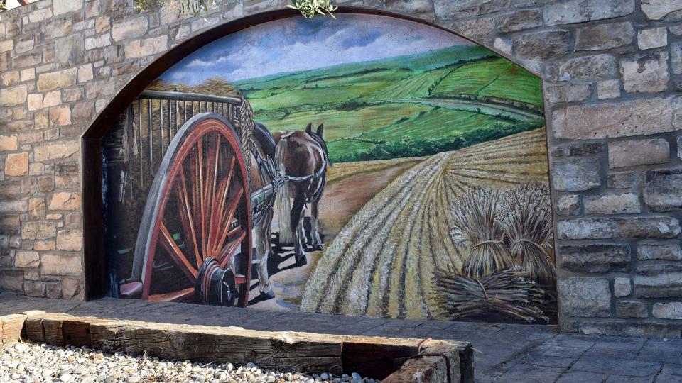 22.6.2019 Murals  Rubinat -  Ramon Sunyer