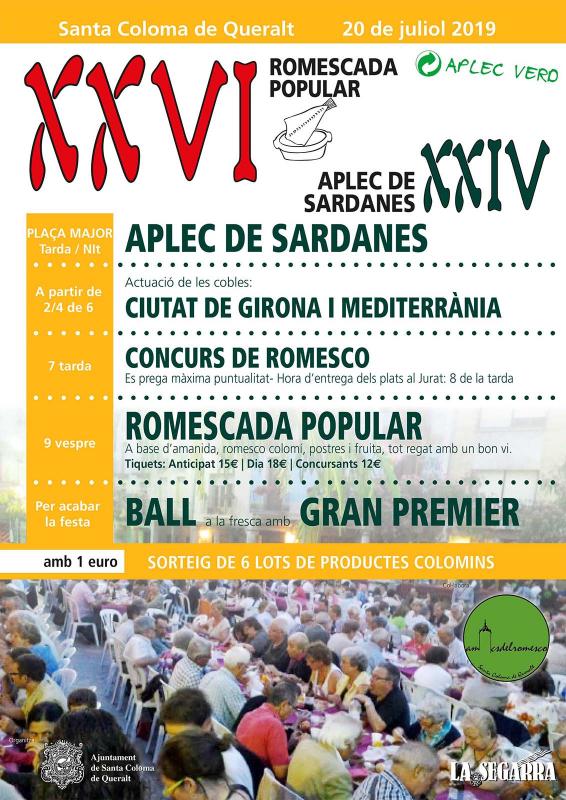 XXVI Romescada Popuylar I XXIV Aplec de les Sardanes