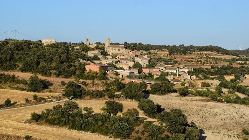 14.8.2019 Vista del poble  Gospí -  Ramon Sunyer