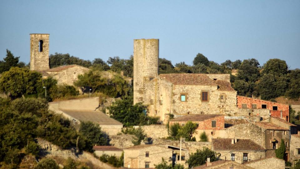 14.8.2019 Vista del poble  Gospí -  Ramon Sunyer