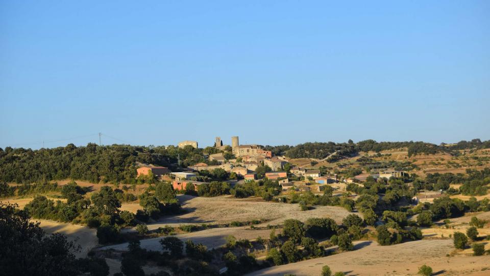 14.8.2019 Vista del poble  Gospí -  Ramon Sunyer
