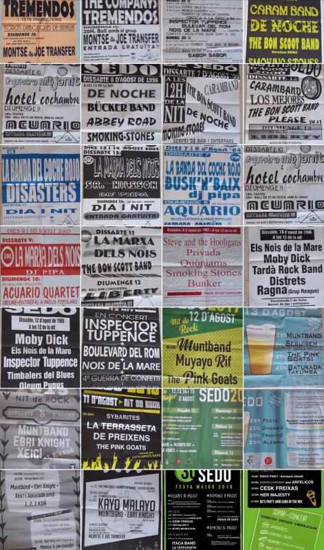 Cartells Nits de rock de Sedó - Sedó Cartells Nits de rock de Sedó - Sedó