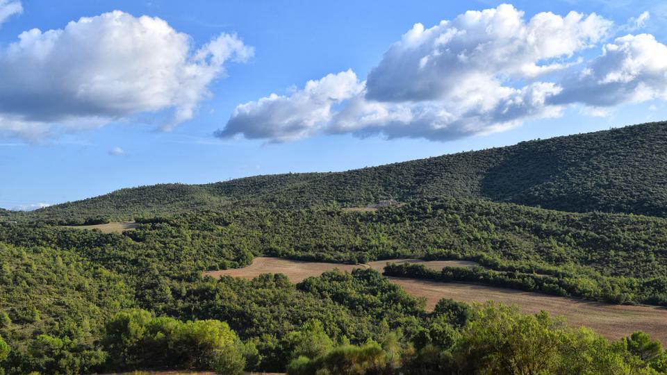 11 de Setembre de 2019 Vista des de sant Magí  Rocamora i Sant Magí de la Brufaganya -  Ramon Sunyer