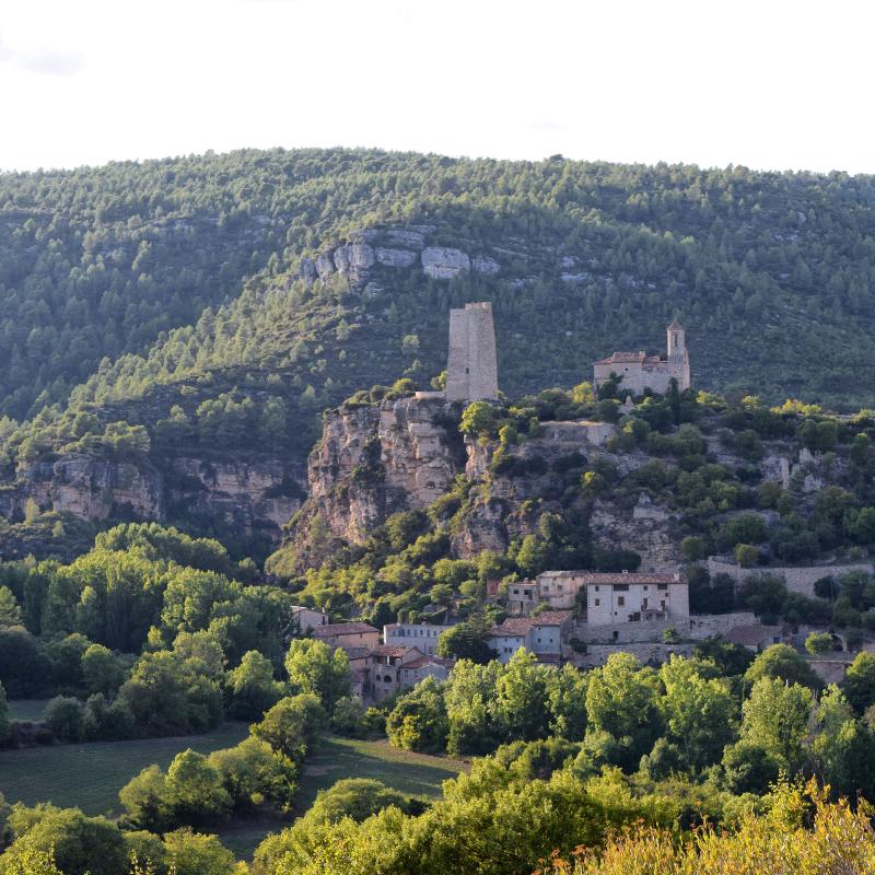 11.9.2019 Torre i església  Santa Perpètua de Gaià -  Ramon Sunyer