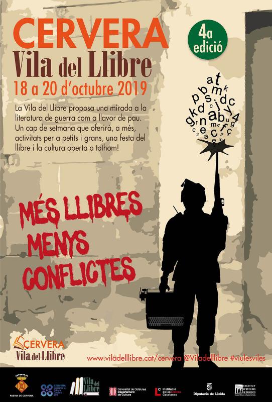 cartell 4a Vila del Llibre de Cervera