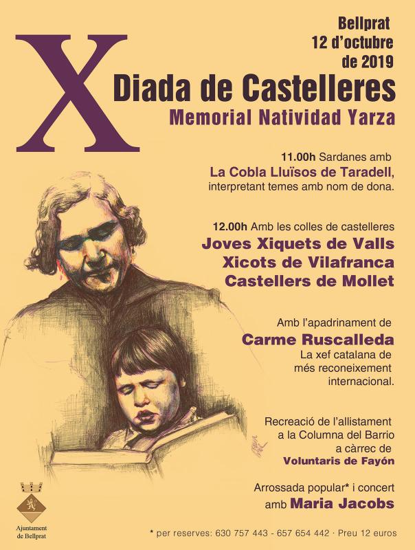 cartell 10a Diada de Castelleres a Bellprat