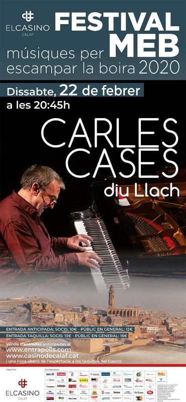 cartell Festival MEB 'Carles Cases diu Llach?'