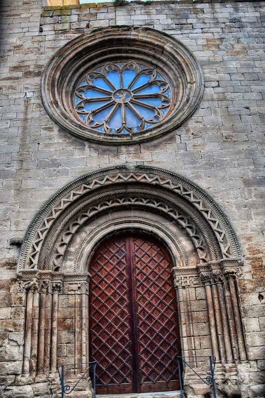 7.3.2020 Façana de l'església de Santa Maria  Verdú -  Ramon Sunyer