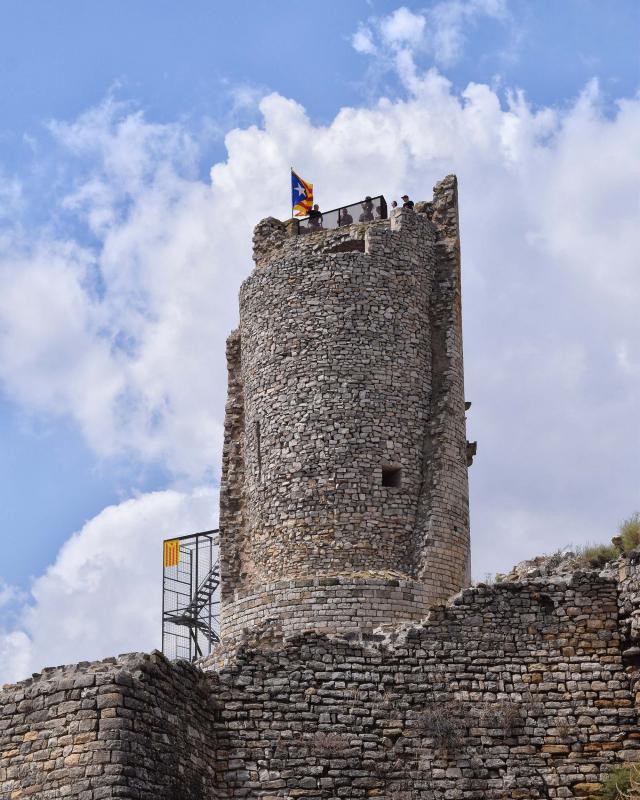 11.8.2018 Torre medieval  Guimerà -  Ramon Sunyer