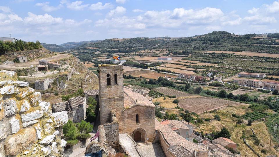 11.8.2018 Vista del poble des de la torre  Guimerà -  Ramon Sunyer