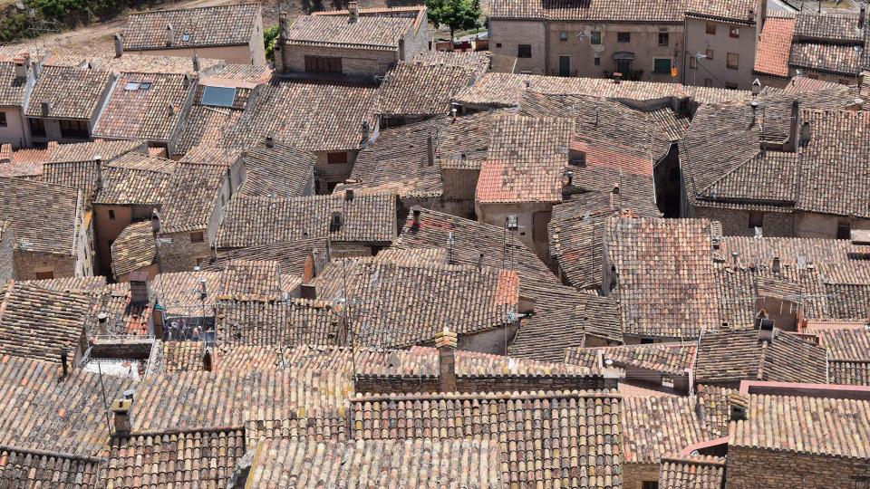 11.8.2018 Vista del poble des de la torre  Guimerà -  Ramon Sunyer