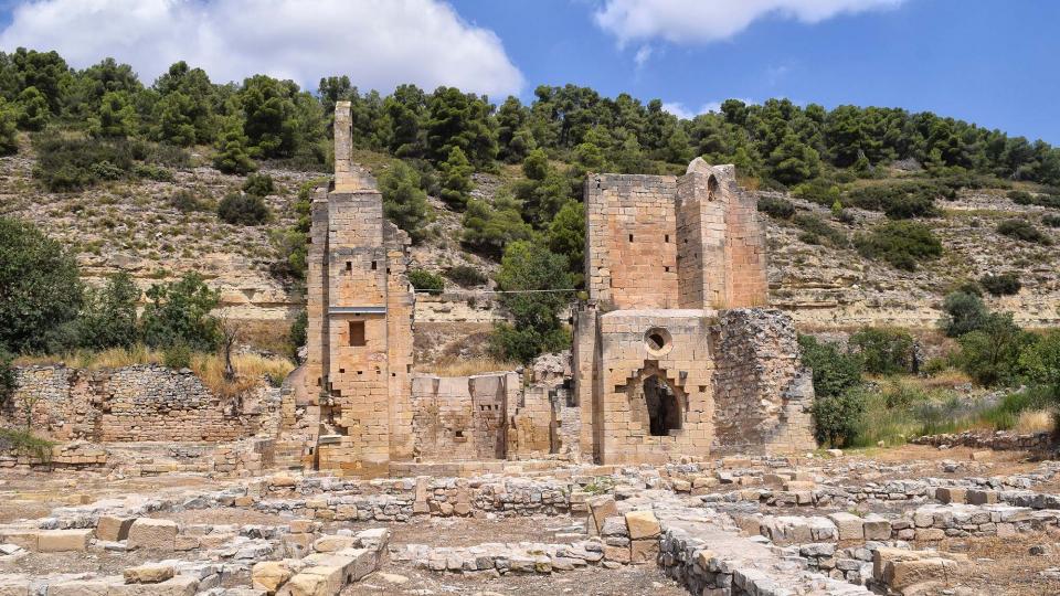 11.8.2018 monestir de Santa Maria de Vallsanta  Guimerà -  Ramon Sunyer