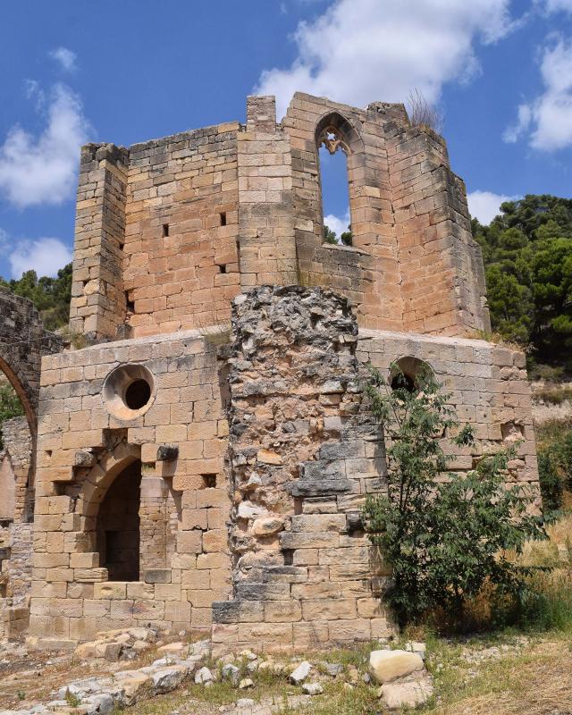 11.8.2018 monestir de Santa Maria de Vallsanta  Guimerà -  Ramon Sunyer