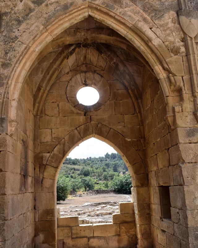 11.8.2018 monestir de Santa Maria de Vallsanta  Guimerà -  Ramon Sunyer