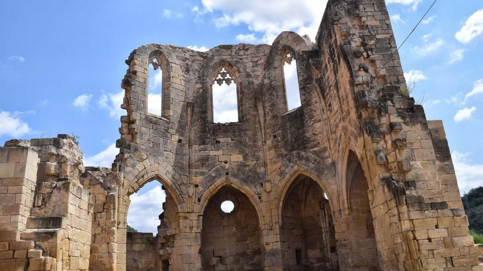 11.8.2018 monestir de Santa Maria de Vallsanta  Guimerà -  Ramon Sunyer