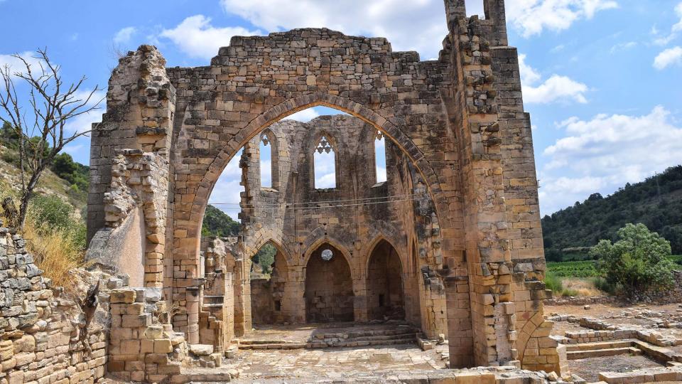 11.8.2018 monestir de Santa Maria de Vallsanta  Guimerà -  Ramon Sunyer