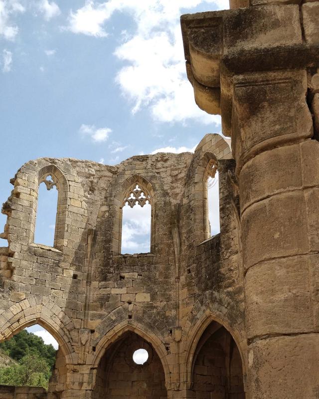 11.8.2018 monestir de Santa Maria de Vallsanta  Guimerà -  Ramon Sunyer