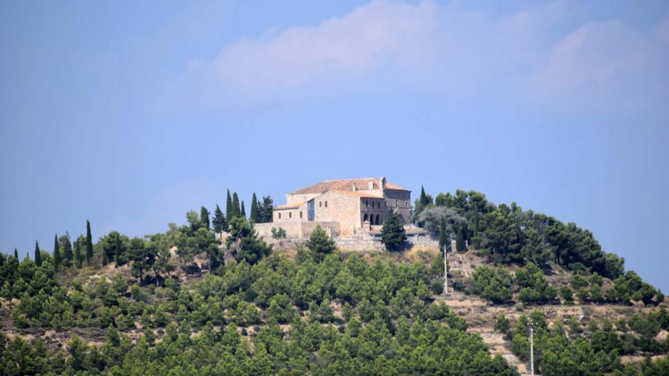 11.8.2018 Vista de la Bovera des de Ciutadilla  Guimerà -  Ramon Sunyer