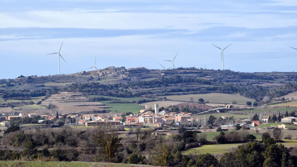 29.1.2017 Vista general  Sant Martí Sesgueioles -  Ramon Sunyer