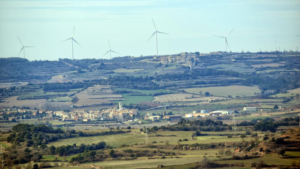 29.1.2017 Vista general  Sant Martí Sesgueioles -  Ramon Sunyer