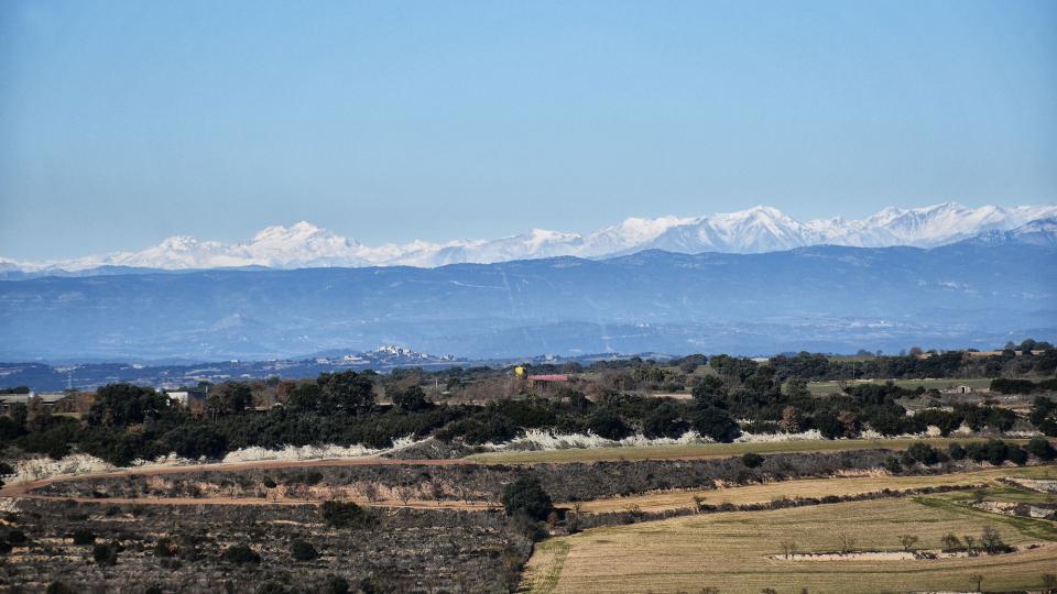 26.12.2020 vista dels Pirineus  Montfalcó Murallat -  Ramon Sunyer