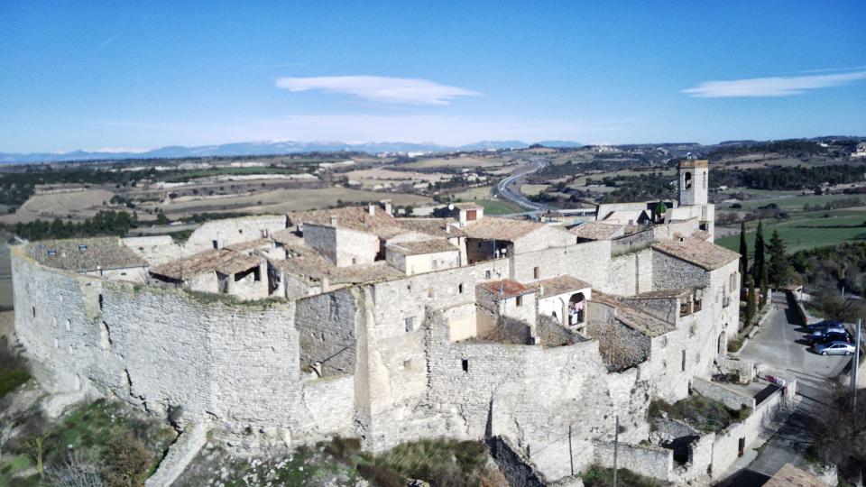 26 de Desembre de 2020 vista aèria  Montfalcó Murallat -  Ramon Sunyer