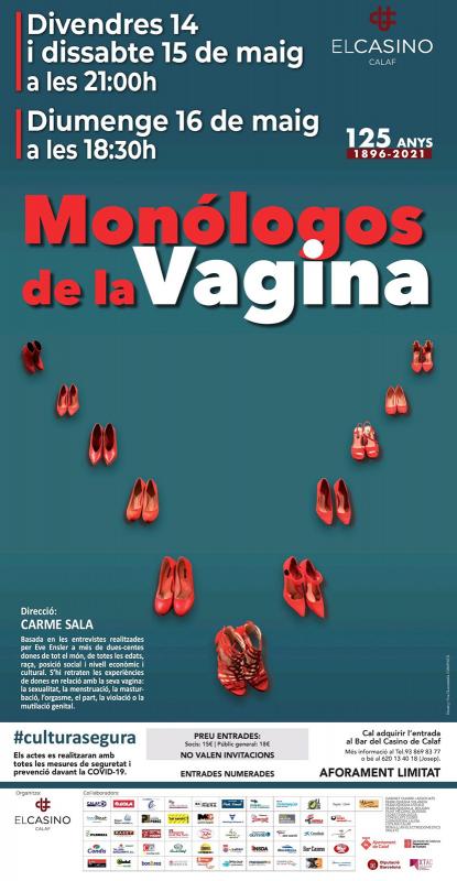 cartell Teatre 'Los Monólogos de la Vagina'