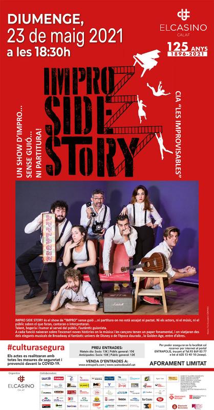 cartell Teatre ‘Impro Side Story’