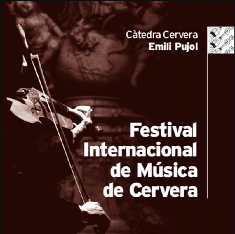 cartell XL Festival Internacional de Música de Cervera - Cervera