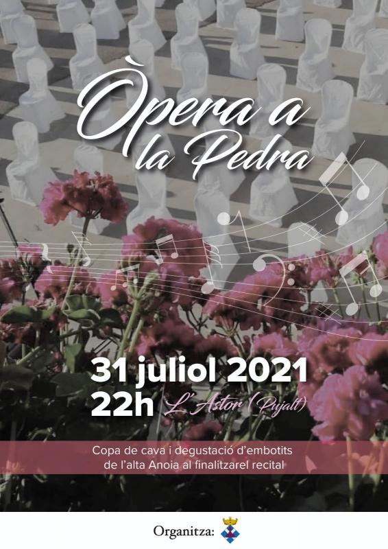 cartell Òpera a la Pedra 2021