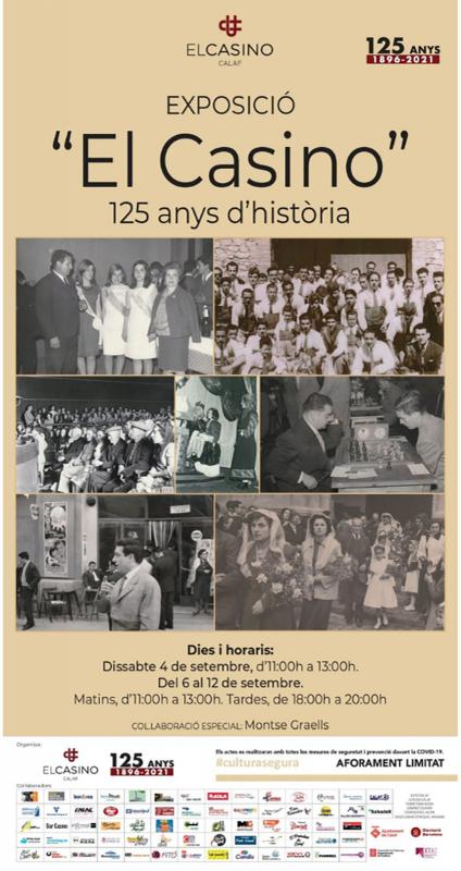 Exposició El Casino', 125 anys d'història - Calaf