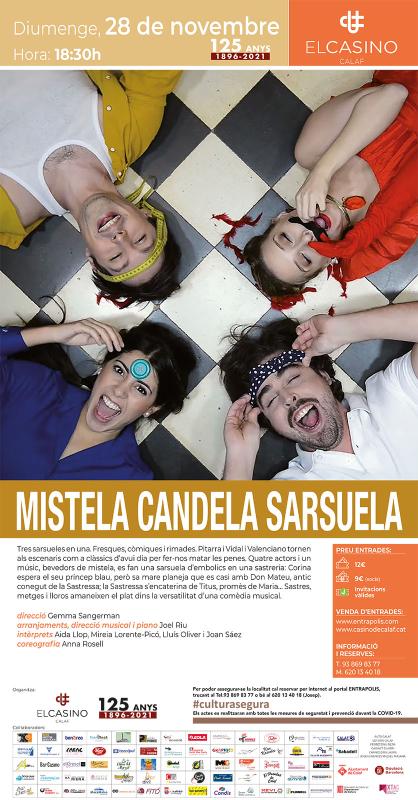 cartell Teatre 'Mistela Candela Sarsuela' cartell Teatre 'Mistela Candela Sarsuela'