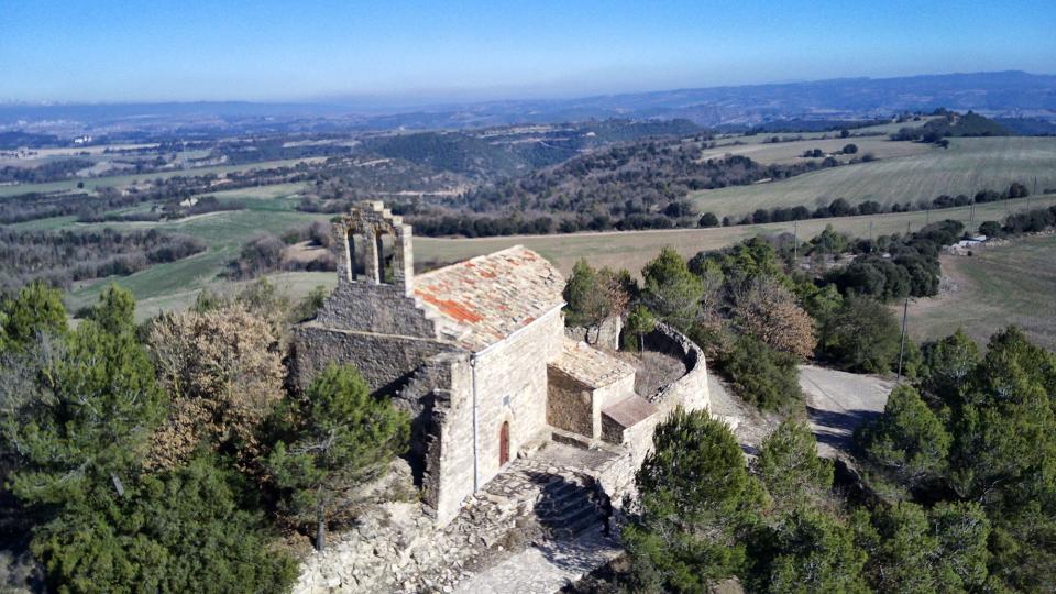 30.1.2022 Església de Sant Pere romànic s XI  Montfalcó el Gros -  Ramon Sunyer