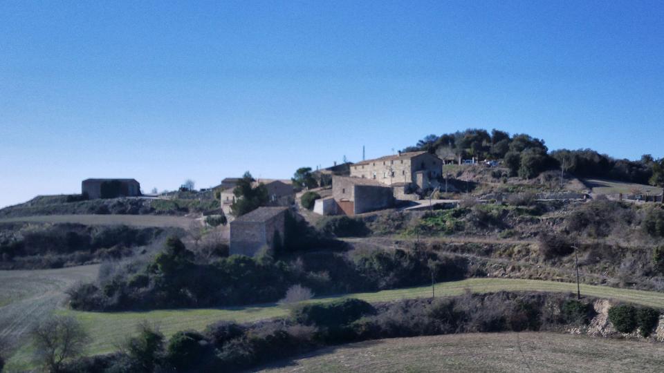 30.1.2022 vista del poble  Montfalcó el Gros -  Ramon Sunyer