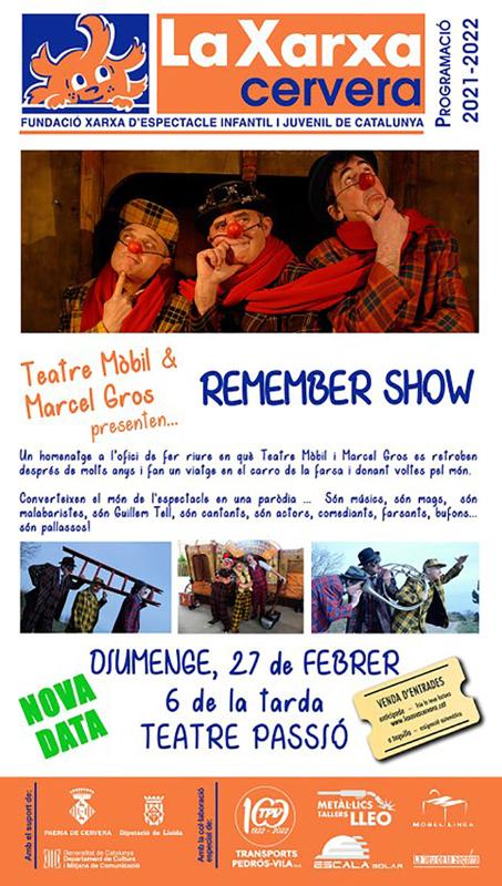 cartell Teatre 'Remember Show'