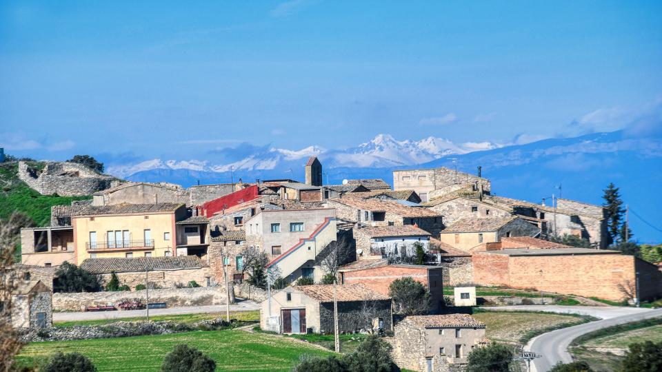 02.02.2020 Vista del poble  Gramuntell -  Ramon Sunyer