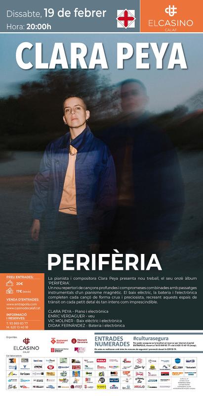 cartell Concert 'Clara Peya'