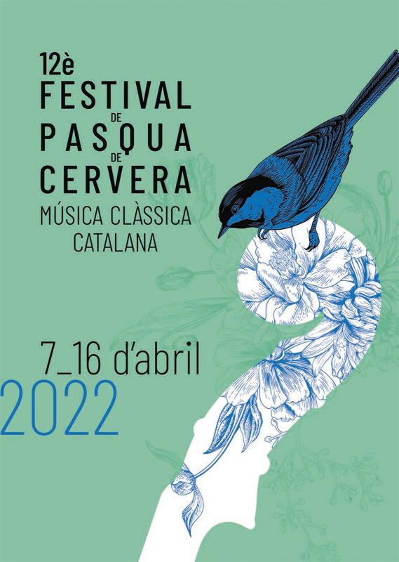 cartell 12è Festival de Pasqua de Cervera 2022