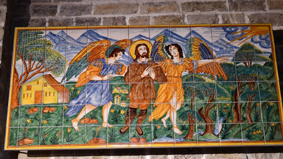 15.05.2022 murals ceràmics de Sant Isidre Llaurador i Santa Maria de la Cabeça  Sant Antolí i Vilanova -  Ramon Sunyer