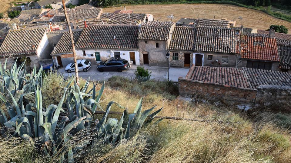 11.8.2018 vista des del castell  Els Omells de na Gaia -  Ramon Sunyer