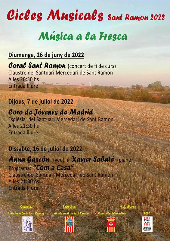   Cicles Musicals de Sant Ramon 2022