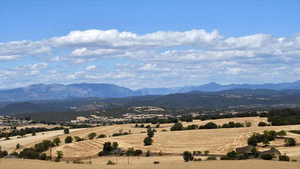 24.6.2022 Vista de la Vall del Llobregós  Guarda-si-venes -  Ramon Sunyer