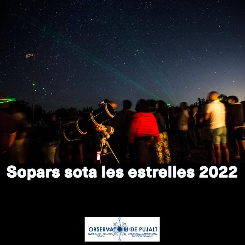 cartell Sopars sota les estrelles 2022