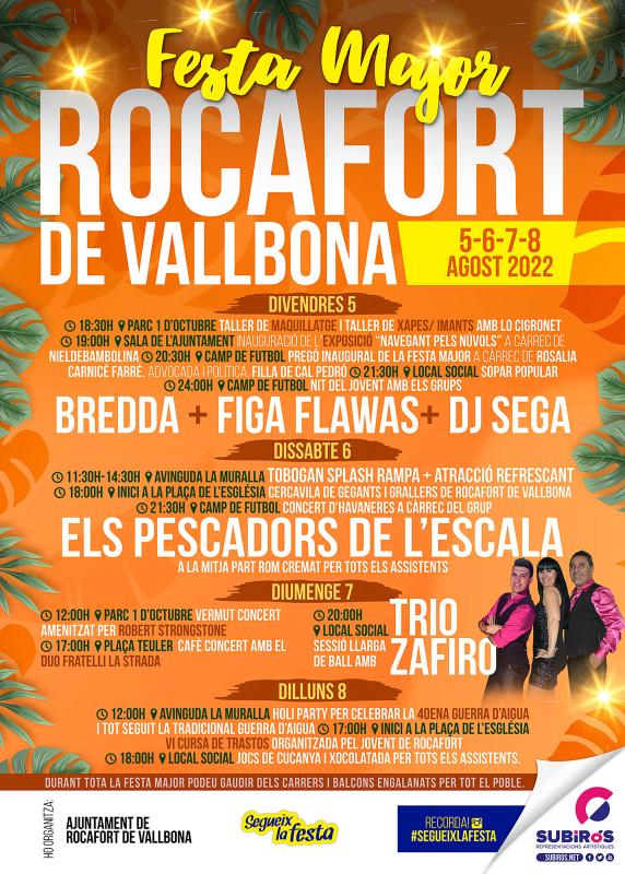  Fiesta Mayor de Rocafort de Vallbona 2022