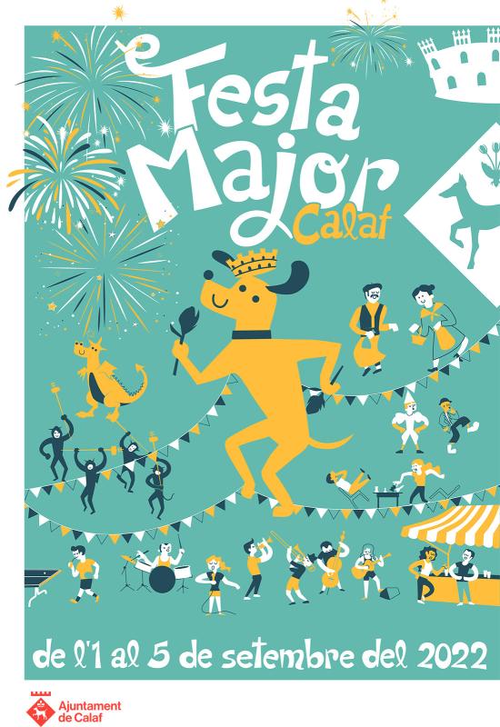 cartell Festa Major de Calaf 2022 - Calaf