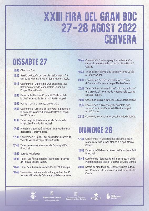 cartell Aquelarre de Cervera 2022 - Cervera