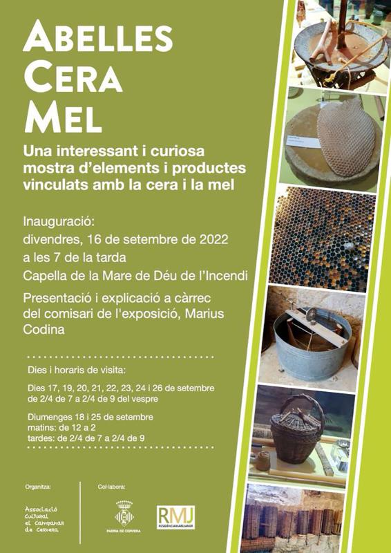  Exposició 'Les abelles: la mel i la cera'